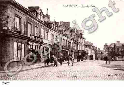 Ville de CARENTAN, carte postale ancienne