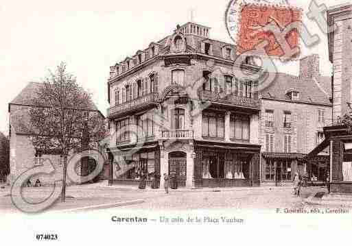 Ville de CARENTAN, carte postale ancienne