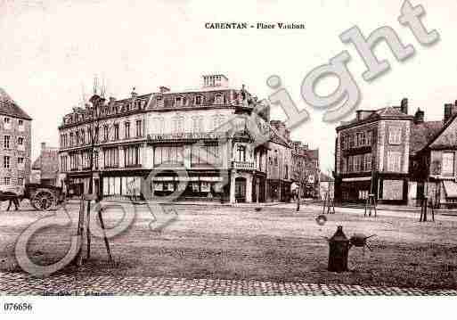 Ville de CARENTAN, carte postale ancienne