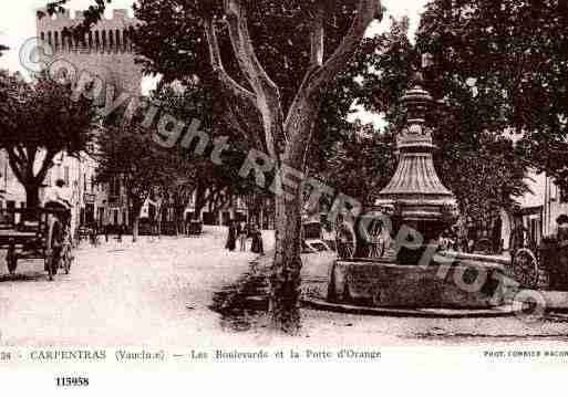 Ville de CARPENTRAS, carte postale ancienne