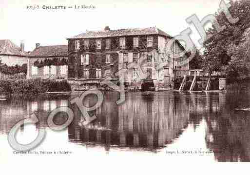 Ville de CHALETTESURVOIRE, carte postale ancienne