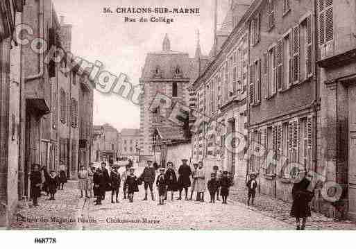 Ville de CHALONSSURMARNE, carte postale ancienne