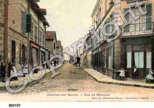 Ville de CHAMPSSURMARNE, carte postale ancienne