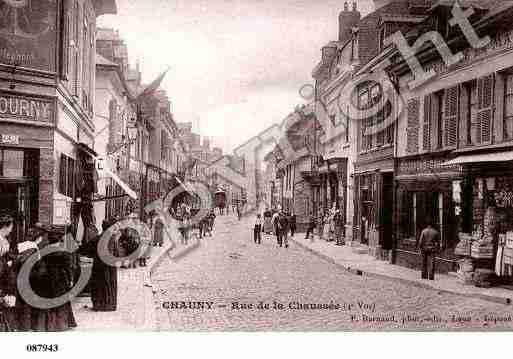 Ville de CHAUNY, carte postale ancienne