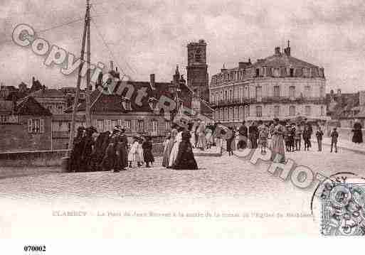 Ville de CLAMECY, carte postale ancienne