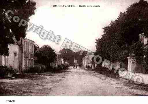 Ville de CLAVETTE, carte postale ancienne