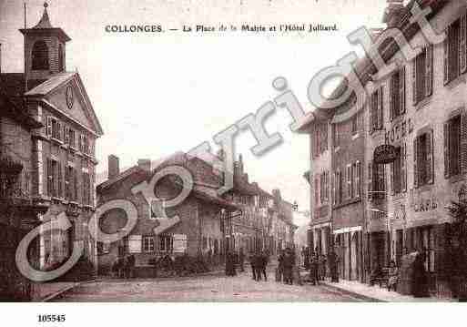 Ville de COLLONGES, carte postale ancienne