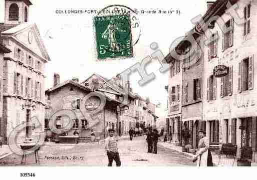 Ville de COLLONGES, carte postale ancienne