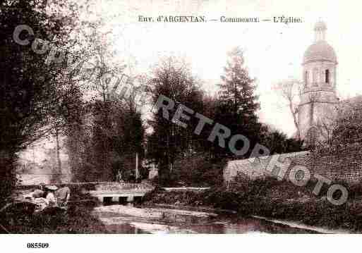 Ville de COMMEAUX, carte postale ancienne