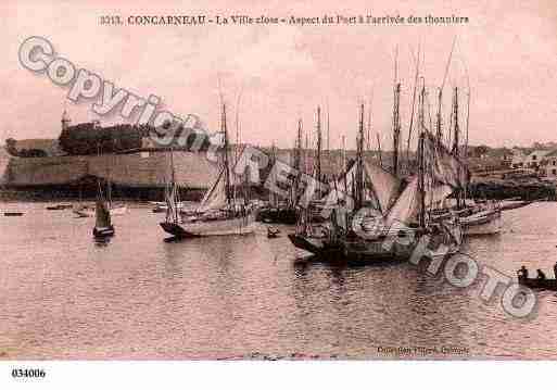 Ville de CONCARNEAU, carte postale ancienne