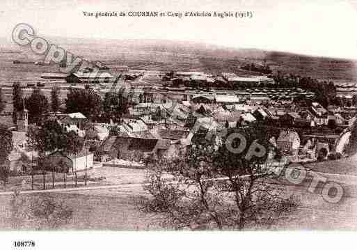 Ville de COURBAN, carte postale ancienne