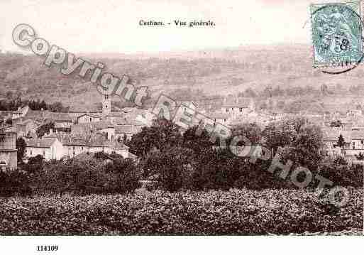 Ville de CUSTINES, carte postale ancienne