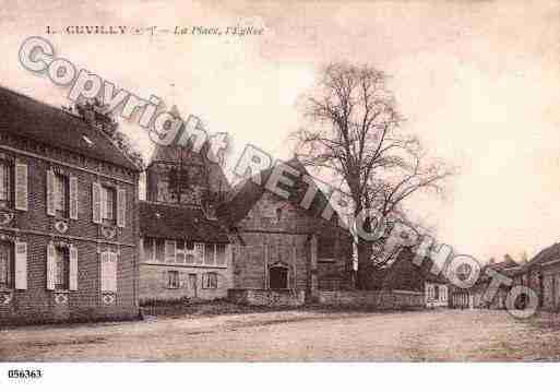 Ville de CUVILLY, carte postale ancienne