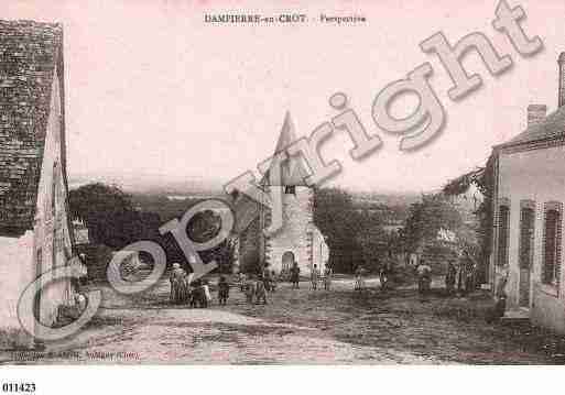 Ville de DAMPIERREENCROT, carte postale ancienne