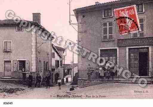 Ville de DARDILLY, carte postale ancienne