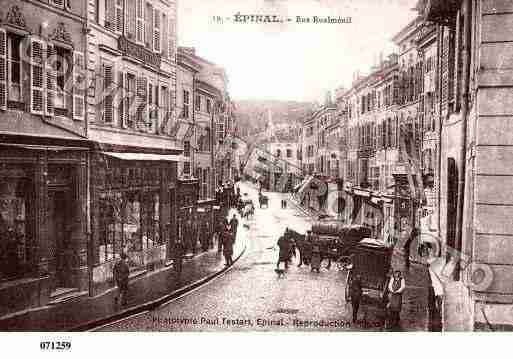 Ville de EPINAL, carte postale ancienne
