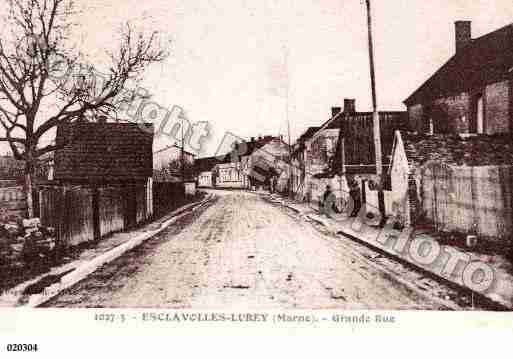 Ville de ESCLAVOLLESLUREY, carte postale ancienne