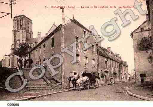 Ville de ESSOYES, carte postale ancienne