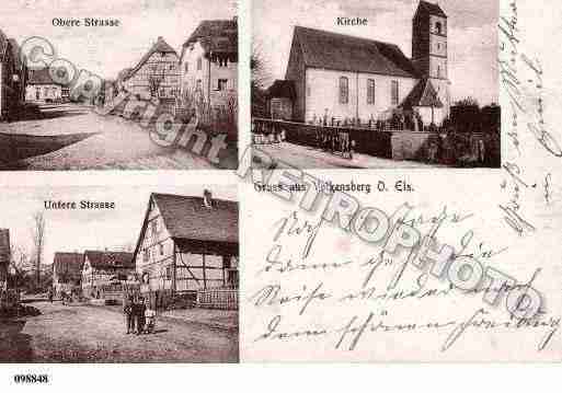 Ville de FOLGENSBOURG, carte postale ancienne