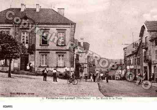 Ville de FONTAINELESLUXEUIL, carte postale ancienne