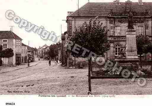 Ville de FONTAINELESLUXEUIL, carte postale ancienne