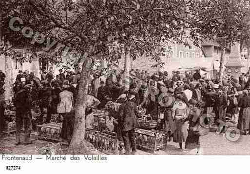 Ville de FRONTENAUD, carte postale ancienne