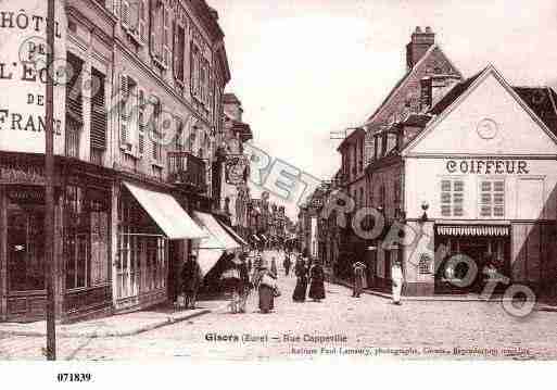 Ville de GISORS, carte postale ancienne