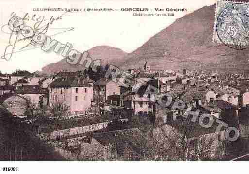 Ville de GONCELIN, carte postale ancienne