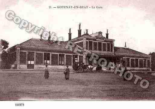 Ville de GOURNAYENBRAY, carte postale ancienne