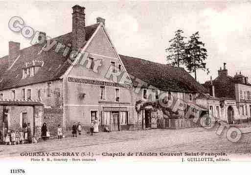 Ville de GOURNAYENBRAY, carte postale ancienne