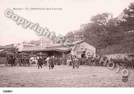 Ville de GRANVILLE, carte postale ancienne