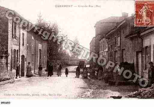 Ville de GUERPONT, carte postale ancienne