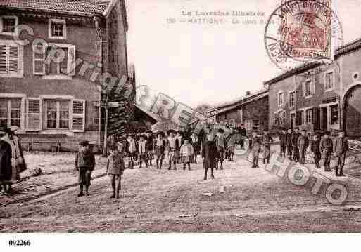 Ville de HATTIGNY, carte postale ancienne