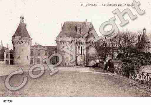 Ville de JONZAC, carte postale ancienne