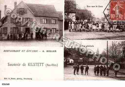 Ville de KILSTETT, carte postale ancienne