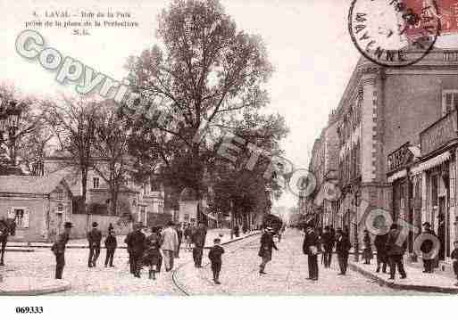 Ville de LAVAL, carte postale ancienne