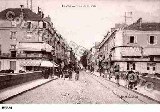 Ville de LAVAL, carte postale ancienne