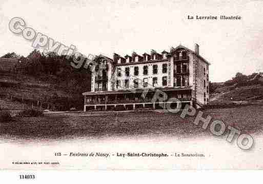 Ville de LAYSAINTCHRISTOPHE, carte postale ancienne