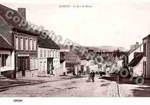 Ville de LICQUES, carte postale ancienne Ville de LICQUES, carte postale ancienne