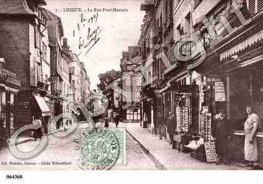 Ville de LISIEUX, carte postale ancienne