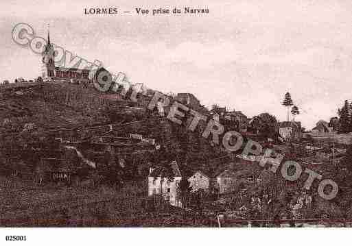 Ville de LORMES, carte postale ancienne Ville de LORMES, carte postale ancienne