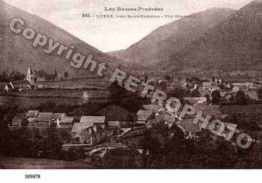 Ville de LURBESAINTCHRISTAU, carte postale ancienne