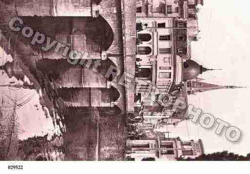 Ville de MELUN, carte postale ancienne