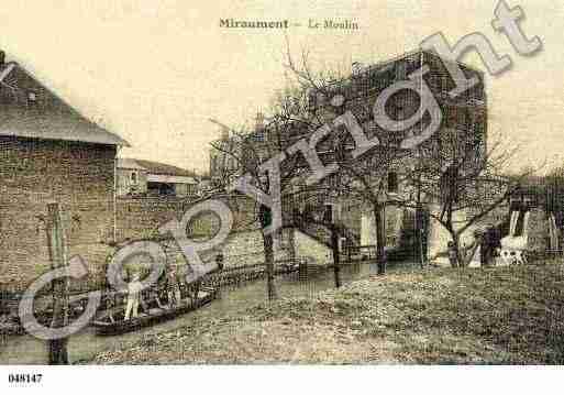 Ville de MIRAUMONT, carte postale ancienne