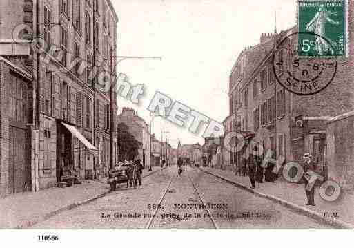 Ville de MONTROUGE, carte postale ancienne