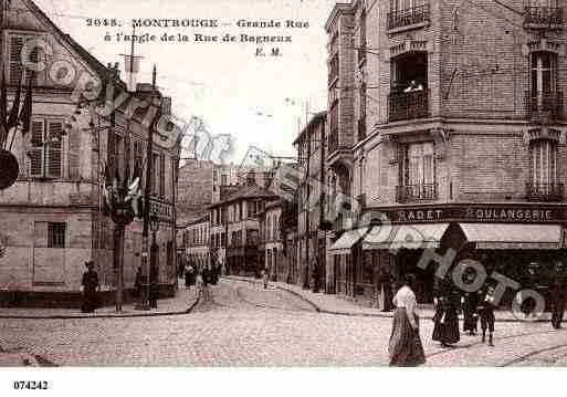 Ville de MONTROUGE, carte postale ancienne