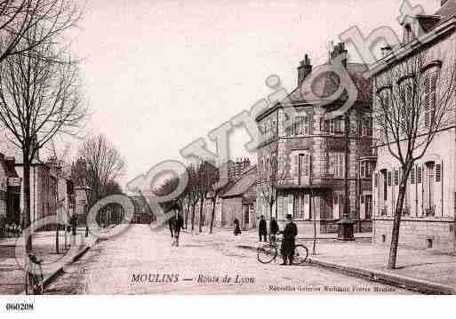 Ville de MOULINS, carte postale ancienne