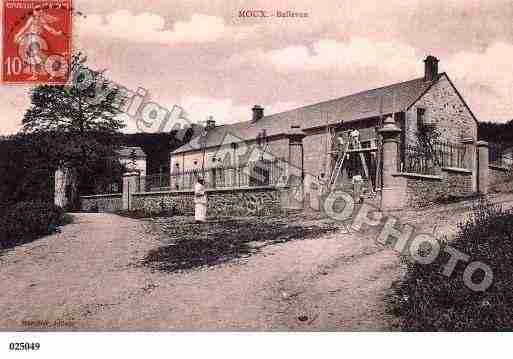 Ville de MOUX, carte postale ancienne