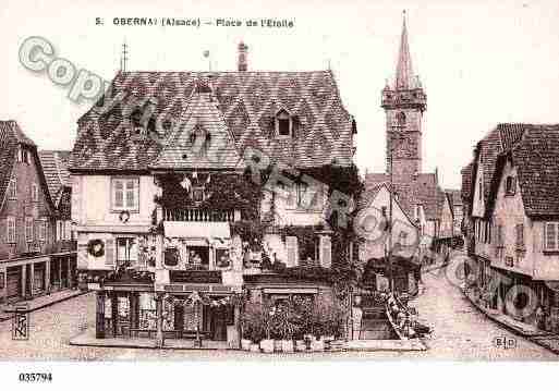 Ville de OBERNAI, carte postale ancienne