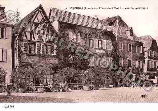 Ville de OBERNAI, carte postale ancienne